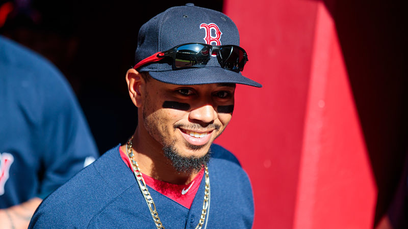 Boston Red Sox outfielder Mookie Betts