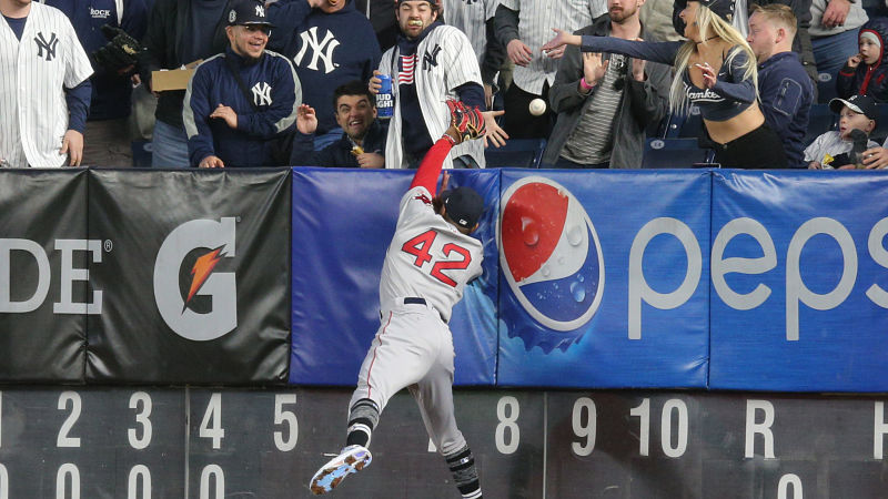 Boston Red Sox outfielder Mookie Betts