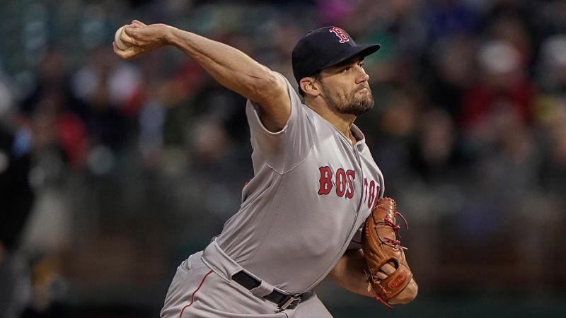 Boston Red Sox pitcher Nathan Eovaldi
