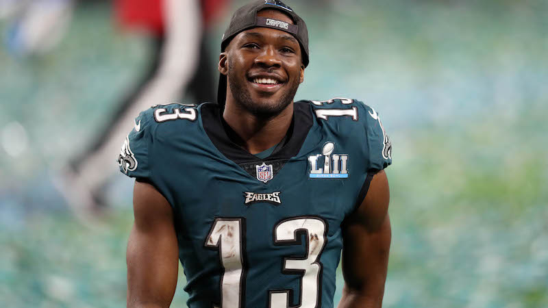 Eagles wide receiver Nelson Agholor