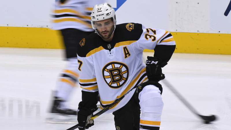 Boston Bruins forward Patrice Bergeron