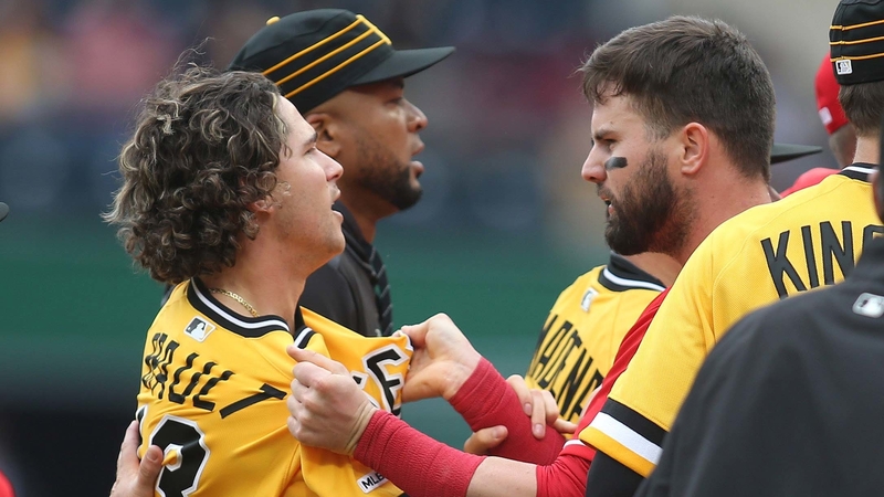 Cincinnati Reds, Pittsburgh Pirates fight