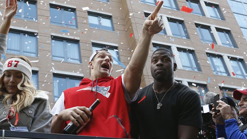 New England Patriots tight end Rob Gronkowski