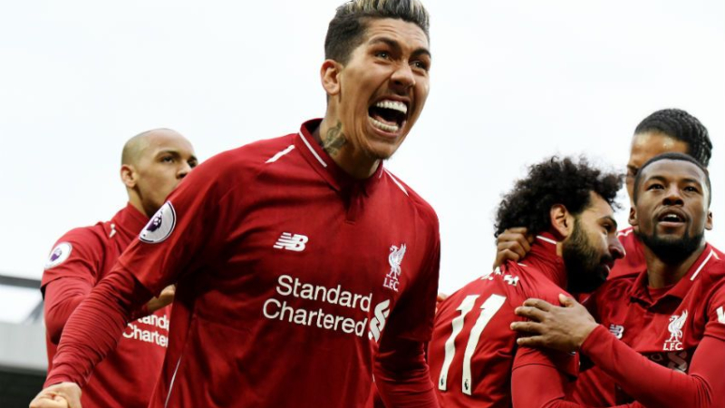 Liverpool forward Roberto Firmino