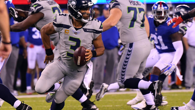 Seattle Seahawks quarterback Russell Wilson