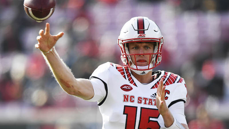 North Carolina State quarterback Ryan Finley