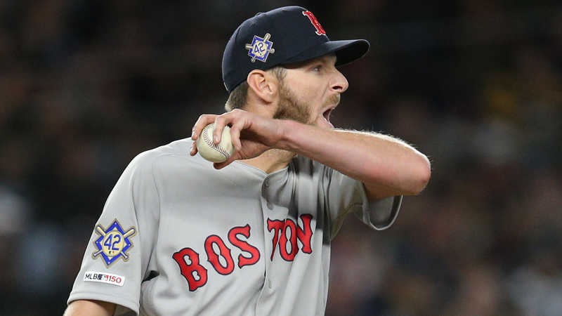 Red Sox pitcher Chris Sale