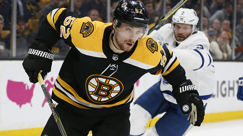 Boston Bruins forward Sean Kuraly