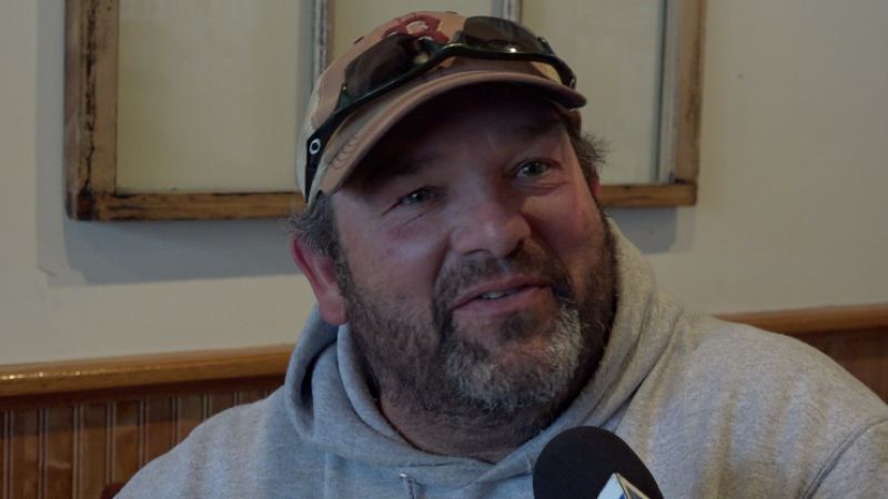 Fan speaks during Budweiser bar shoot