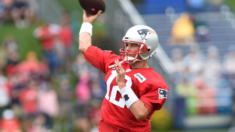 Patriots quarterback Tom Brady
