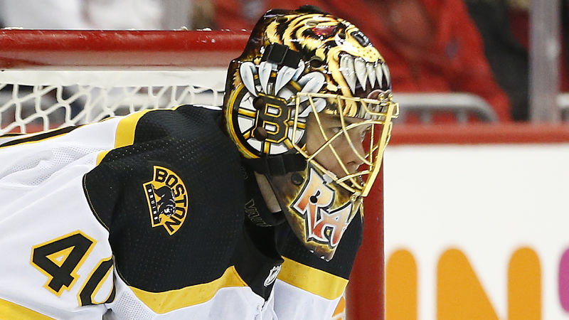 Boston Bruins goalie Tuukka Rask
