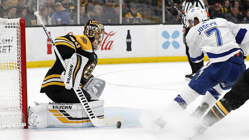 Boston Bruins' Tuukka Rask