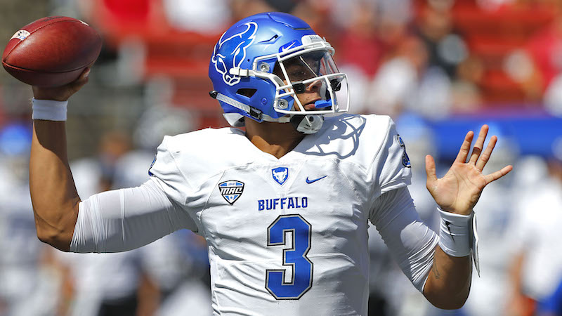Buffalo quarterback Tyree Jackson