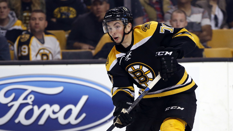 Bruins winger Zach Senyshyn