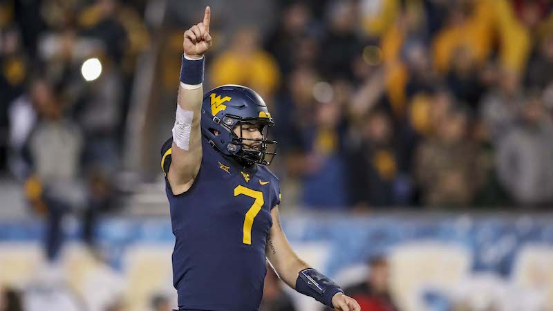 West Virginia quarterback Will Grier