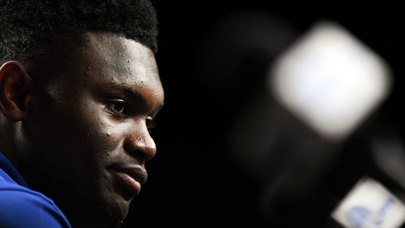 Duke forward Zion Williamson