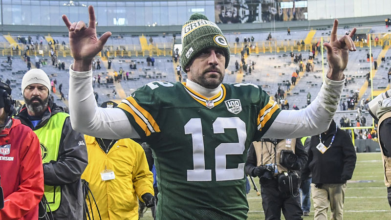 Green Bay Packers quarterback Aaron Rodgers