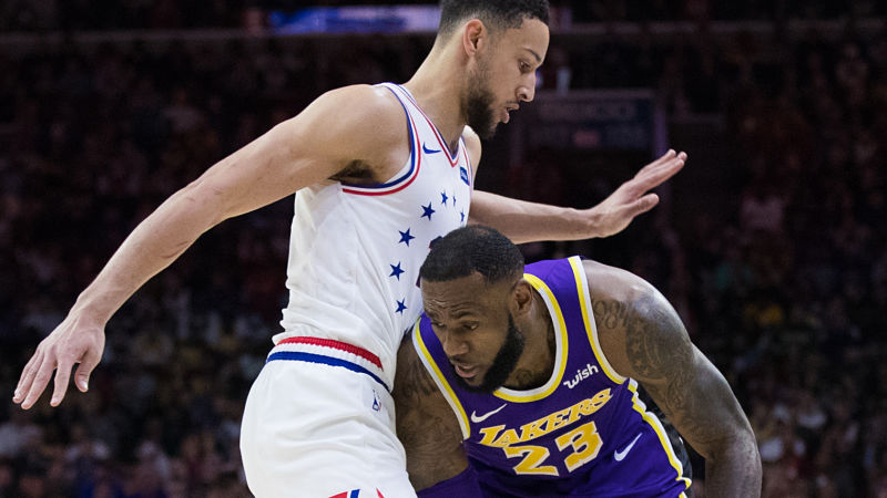 Ben Simmons, LeBron James