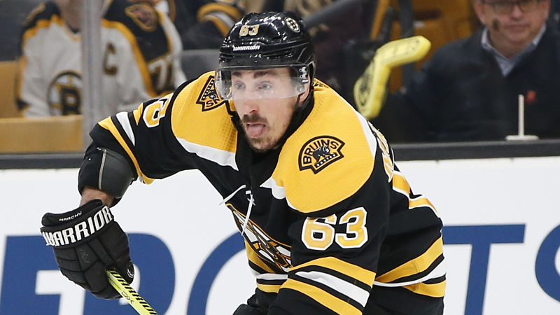 Boston Bruins winger Brad Marchand