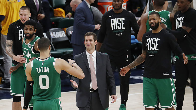 Boston Boston Celtics coach Brad Stevens