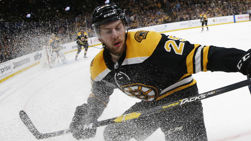 Boston Bruins defenseman Brandon Carlo