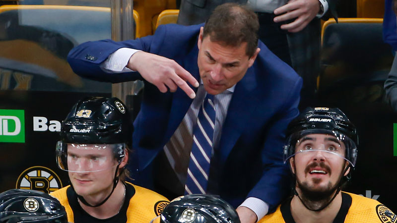 Boston Bruins coach Bruce Cassidy