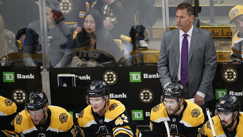 Boston Bruins head coach Bruce Cassidy