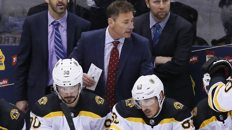 Boston Bruins head coach Bruce Cassidy