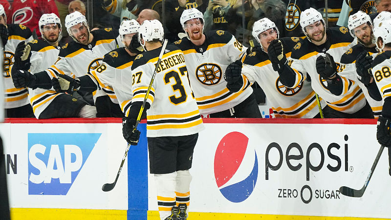 Boston Bruins forward Patrice Bergeron