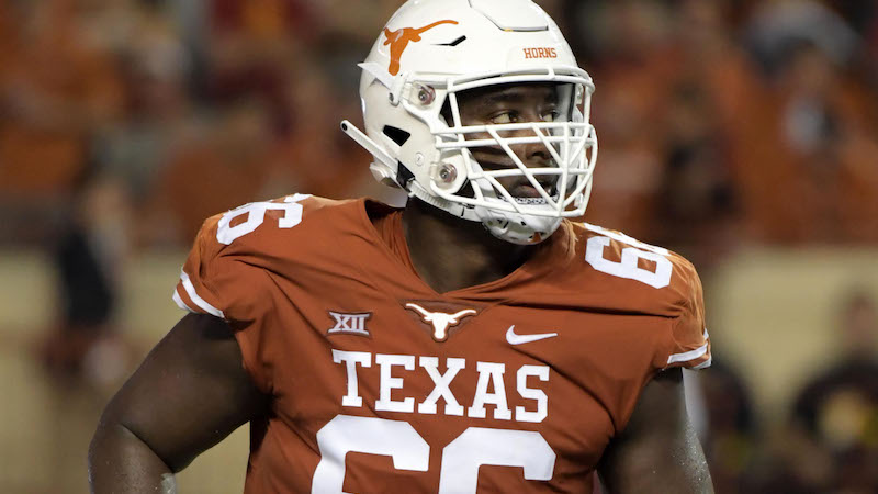 Jets offensive tackle Calvin Anderson