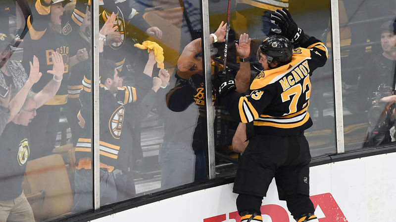 Boston Bruins defenseman Charlie McAvoy