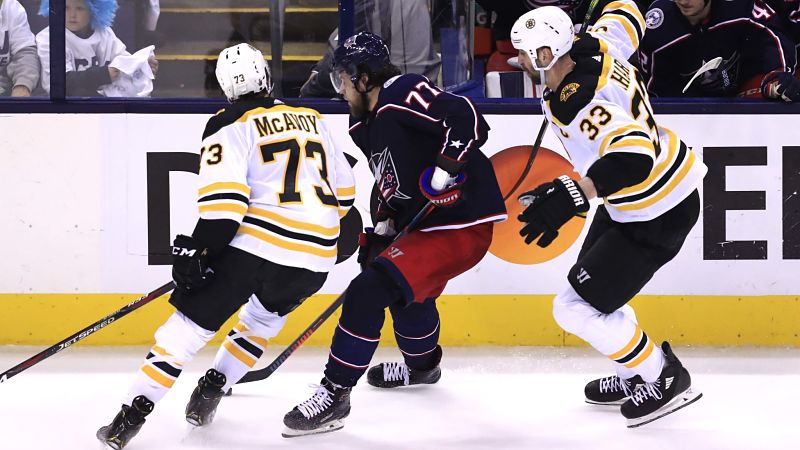 Boston Bruins defenseman Charlie McAvoy