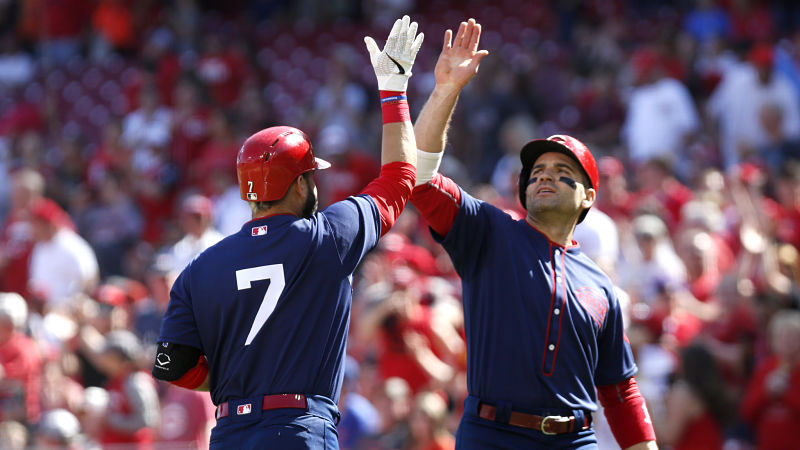 Cincinnati Reds third baseman Eugenio Suarez