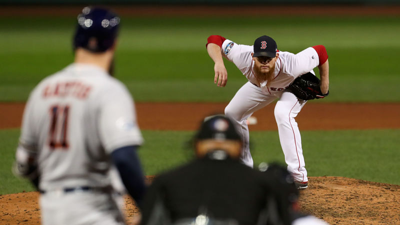 Boston Red Sox closer Craig Kimbrel