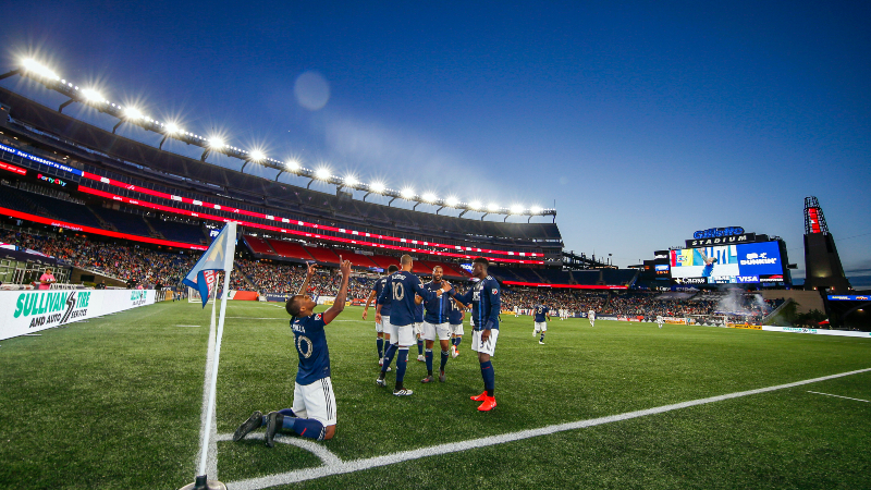 New England Revolution forward Cristian Penilla (70)
