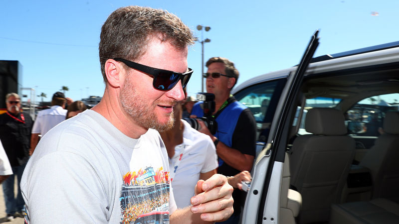 Former NASCAR driver Dale Earnhardt Jr.