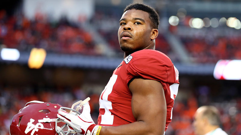 New England Patriots running back Damien Harris