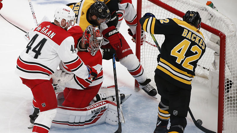 Boston Bruins right wing David Backes