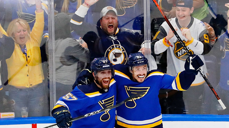 St. Louis Blues' David Perron, Tyler Bozak