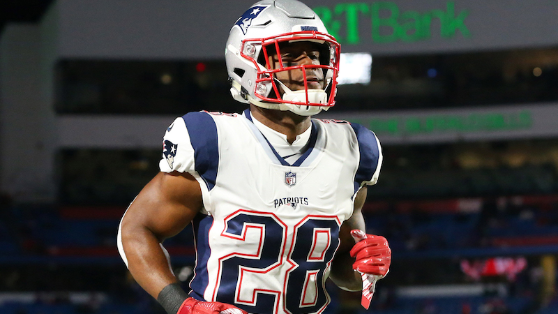 Patriots running back James White