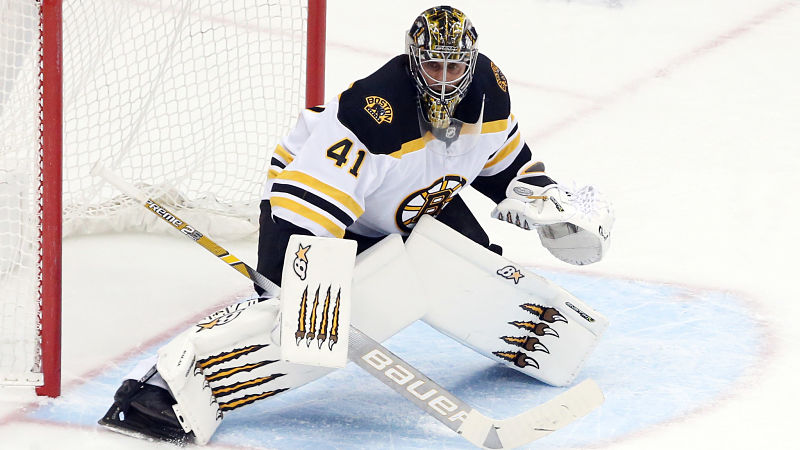 Boston Bruins goaltender Jaroslav Halak