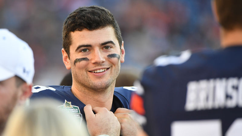 New England Patriots quarterback Jarrett Stidham