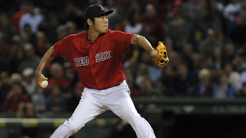 Boston Red Sox relief pitcher Koji Uehara