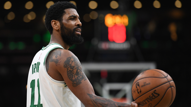 Celtics guard Kyrie Irving