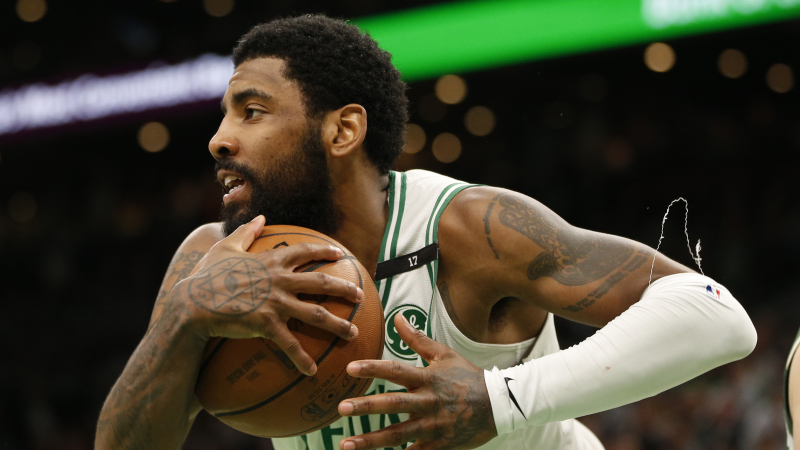 Boston Celtics point guard Kyrie Irving