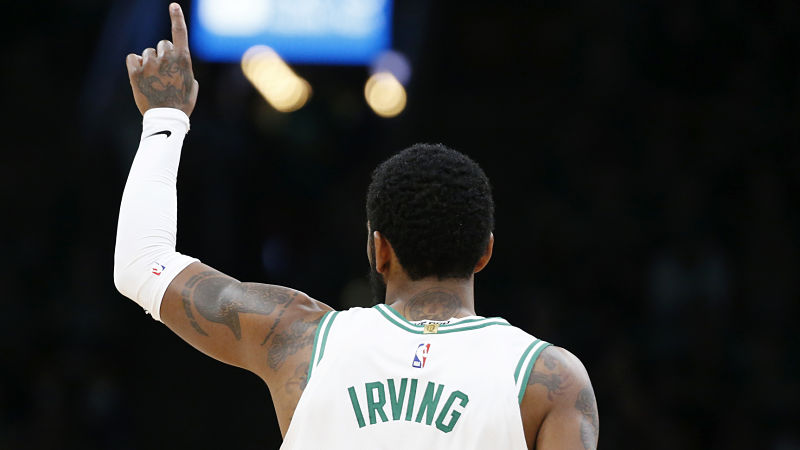 Boston Celtics guard Kyrie Irving