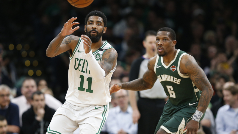 Boston Celtics point guard Kyrie Irving