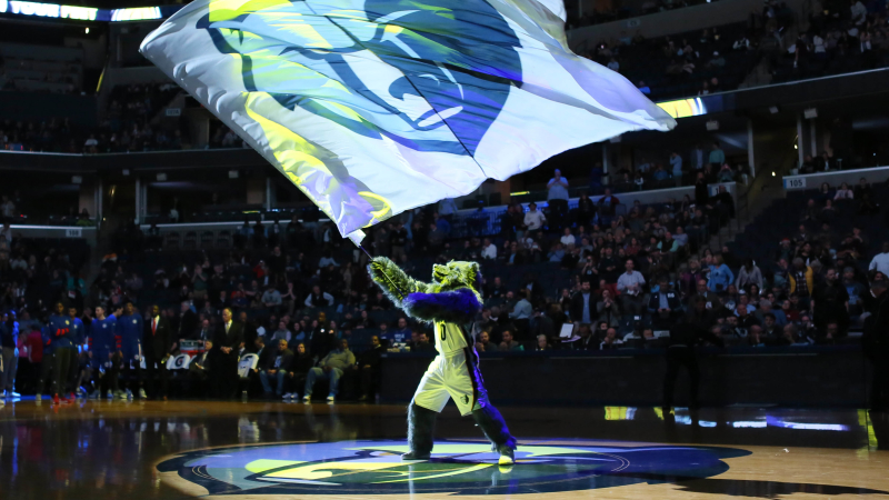Memphis Grizzlies mascot