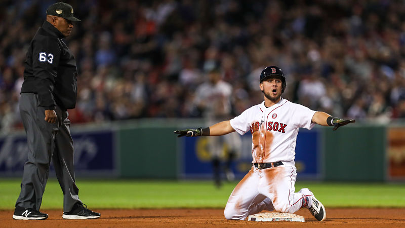 Boston Red Sox second baseman Michael Chavis