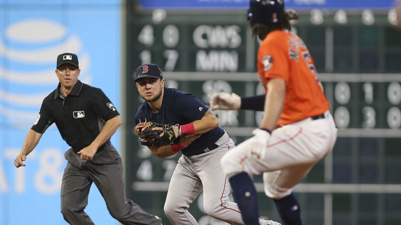 Boston Red Sox second baseman Michael Chavis